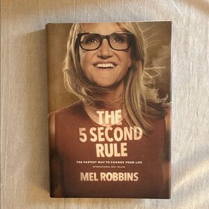 The 5 Second Rule by Mel Robbins HardCover bestseller